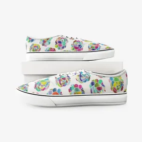 BirdGirls Colored Rose Unisex Canvas Shoes Fashion Low Cut Loafer Sneakers