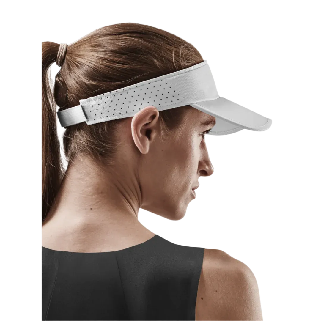 CEP Unisex's Run Foldable Visor - White