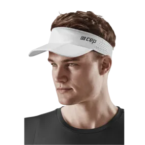 CEP Unisex's Run Foldable Visor - White