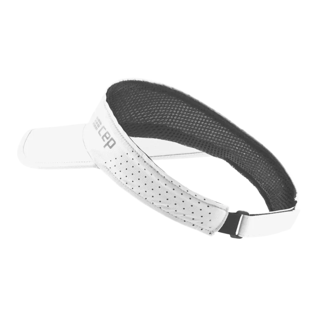 CEP Unisex's Run Foldable Visor - White
