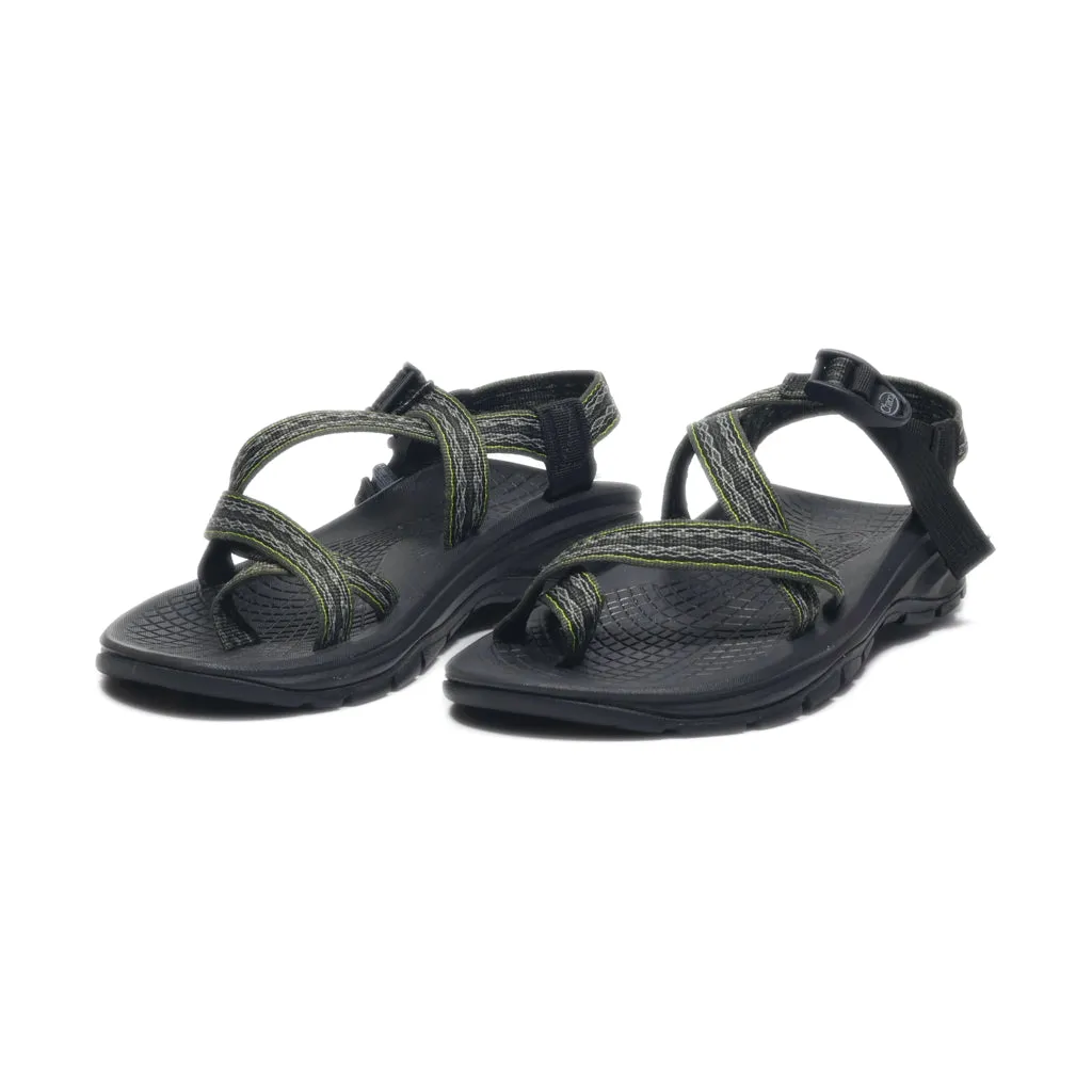 Chaco Casual Sandals Fabric Grey Colour For Men