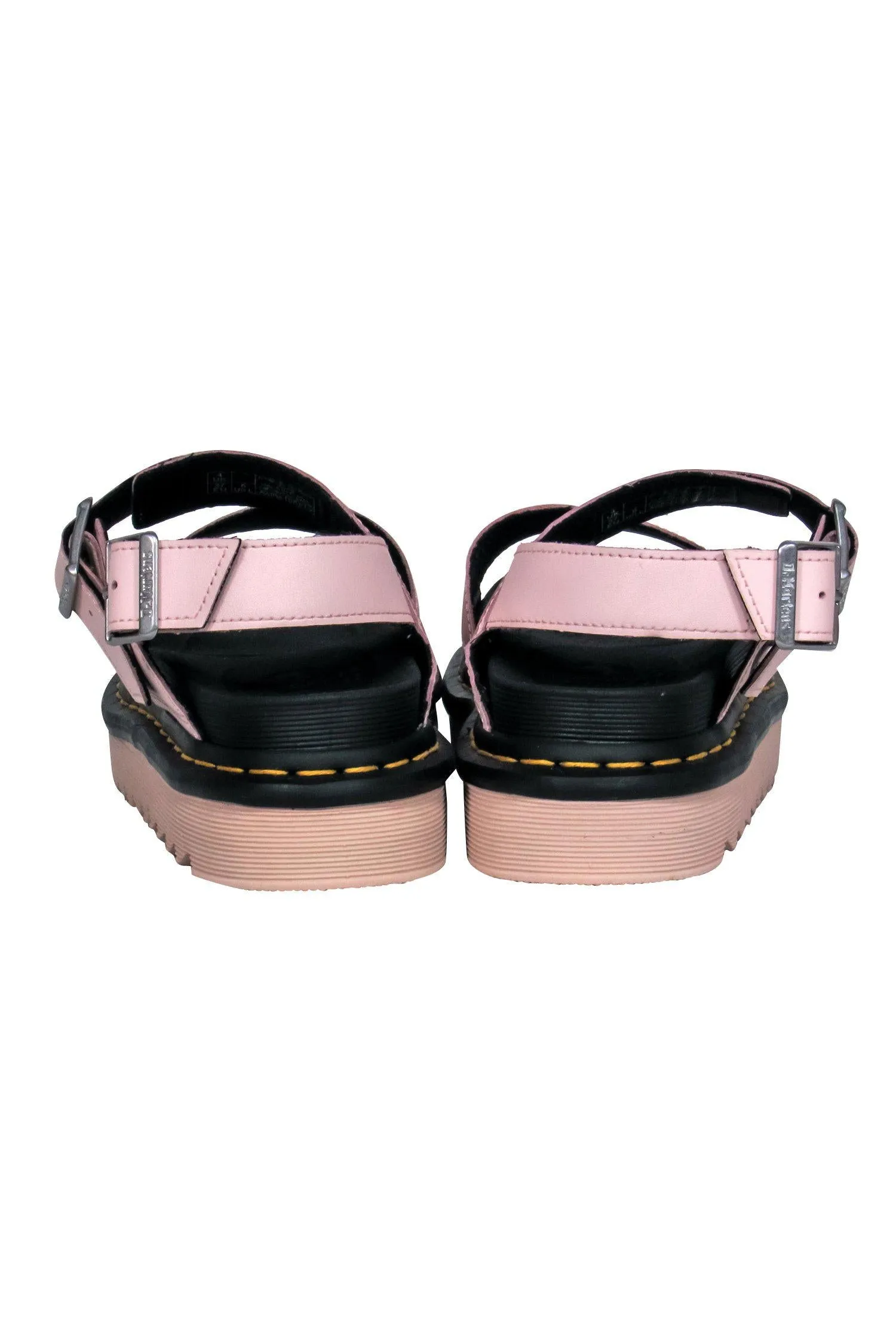 Dr. Martens - Light Pink Leather Platform Sandals Sz 6