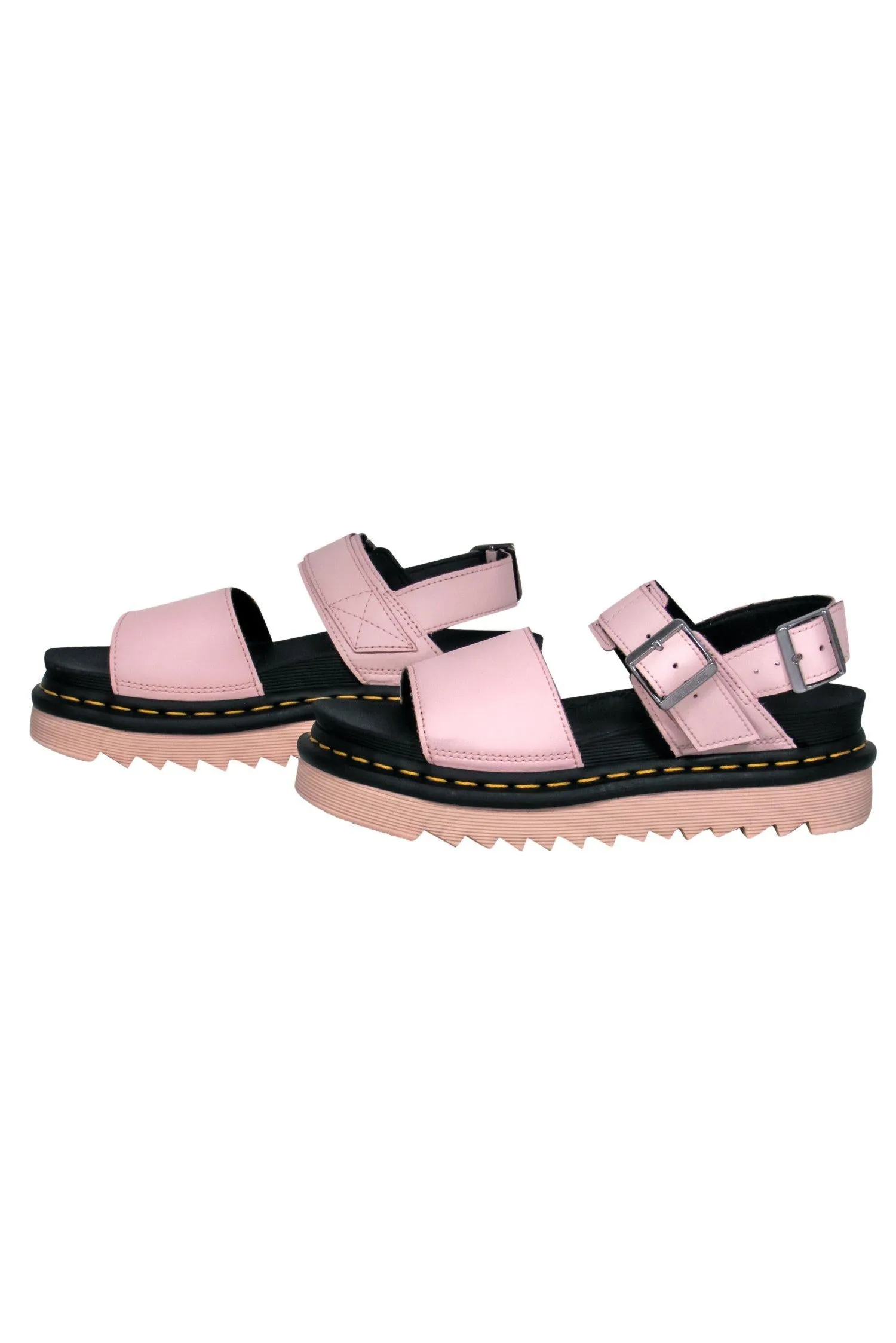 Dr. Martens - Light Pink Leather Platform Sandals Sz 6