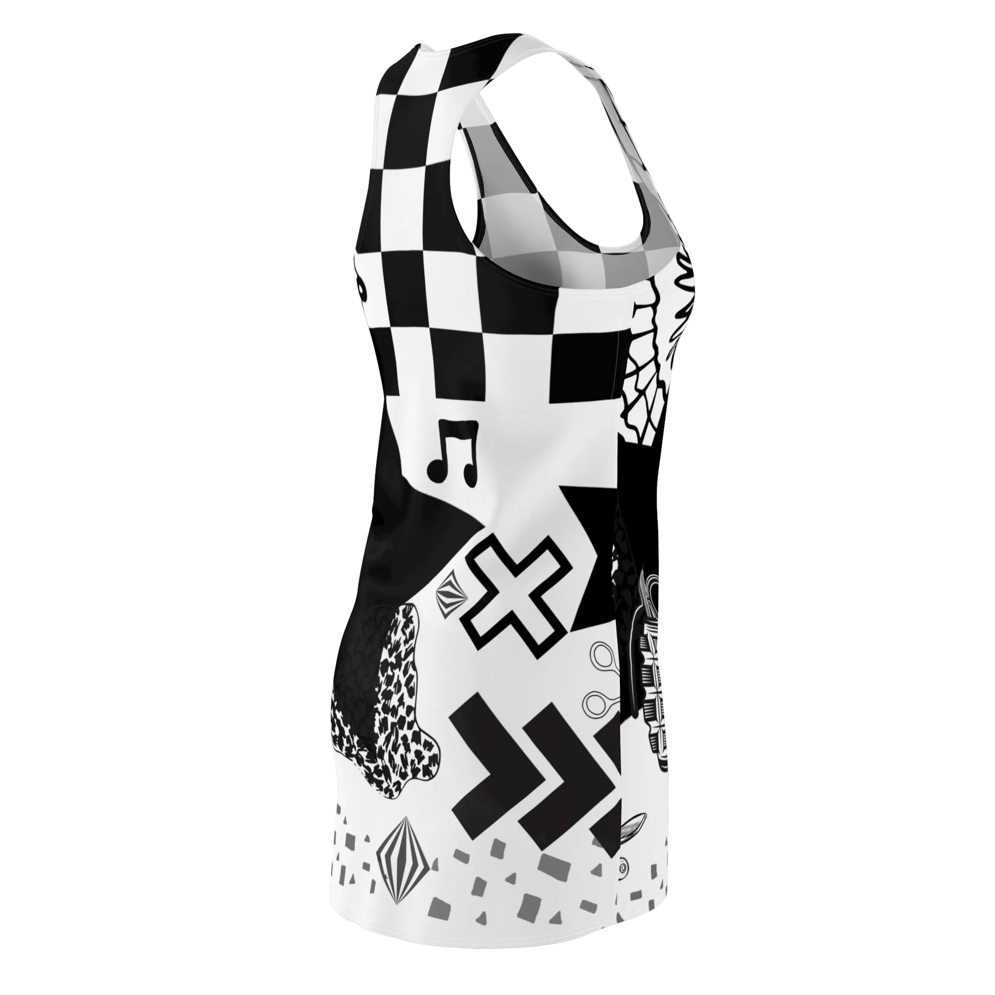 Dress: Calm Like A Bomb | Inky Funk Design | Racerback