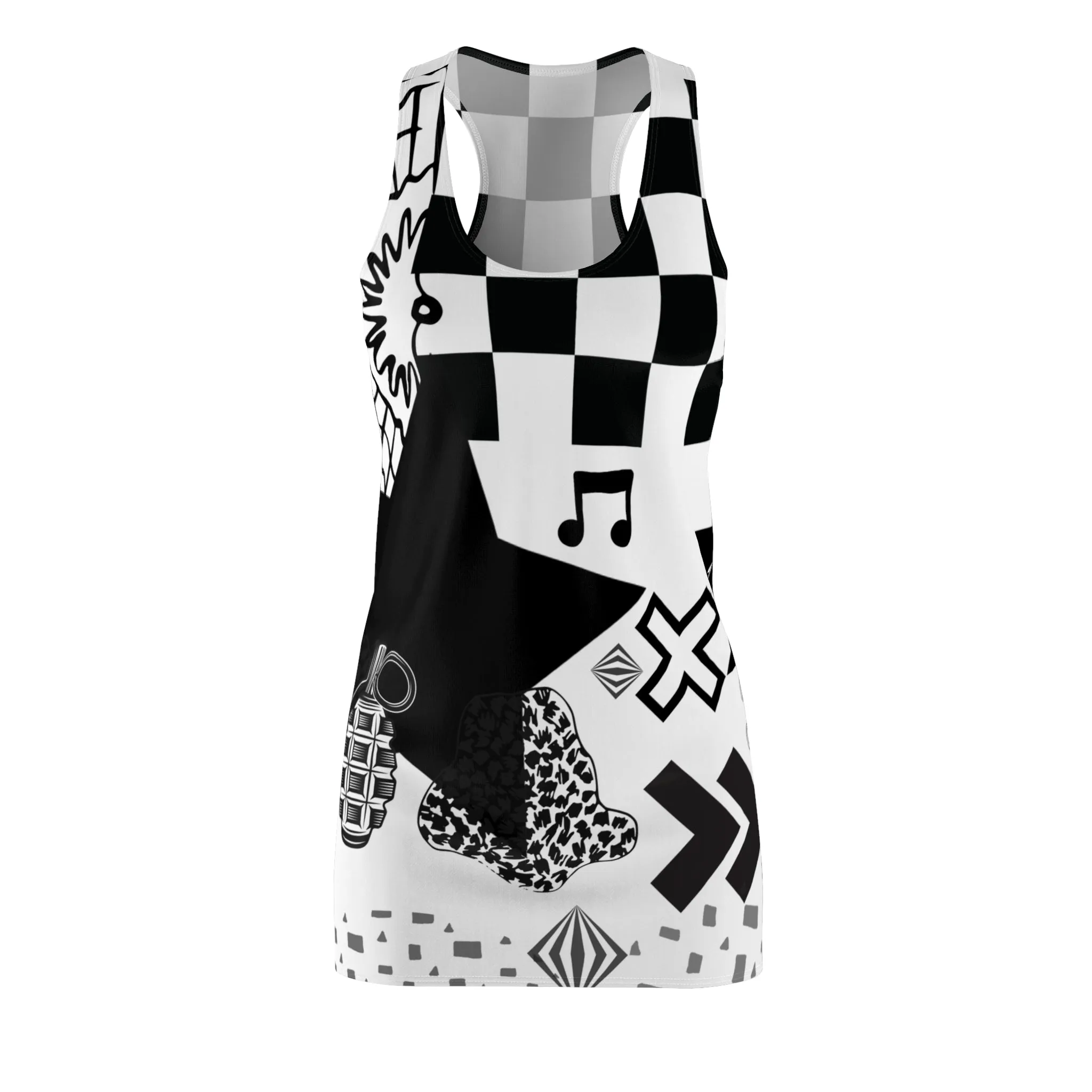 Dress: Calm Like A Bomb | Inky Funk Design | Racerback