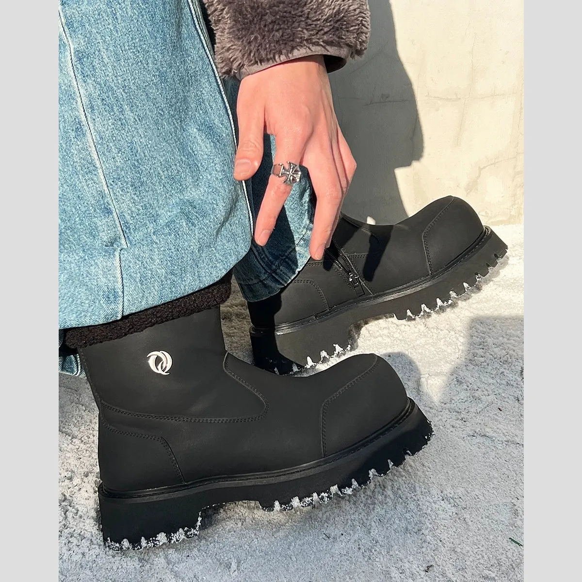 Lambswool Plush Thick-Soled Snow Boots