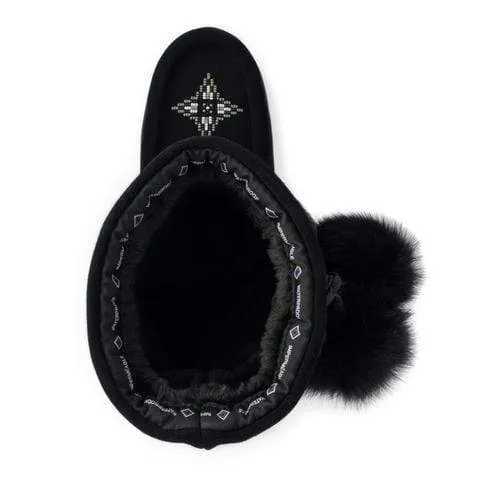Manitobah Mukluks Snowy Owl Vibram Waterproof Mukluks- Black