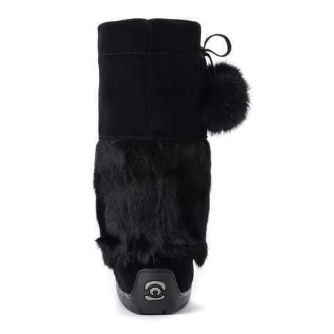 Manitobah Mukluks Snowy Owl Vibram Waterproof Mukluks- Black