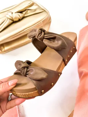 Presale: Corky's Tan Oil Sittin Pretty Wedges