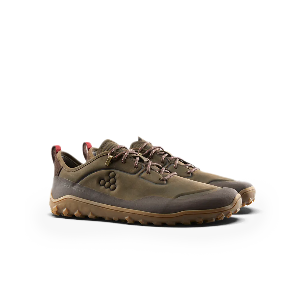 Vivobarefoot Tracker Leather Low Mens Bracken