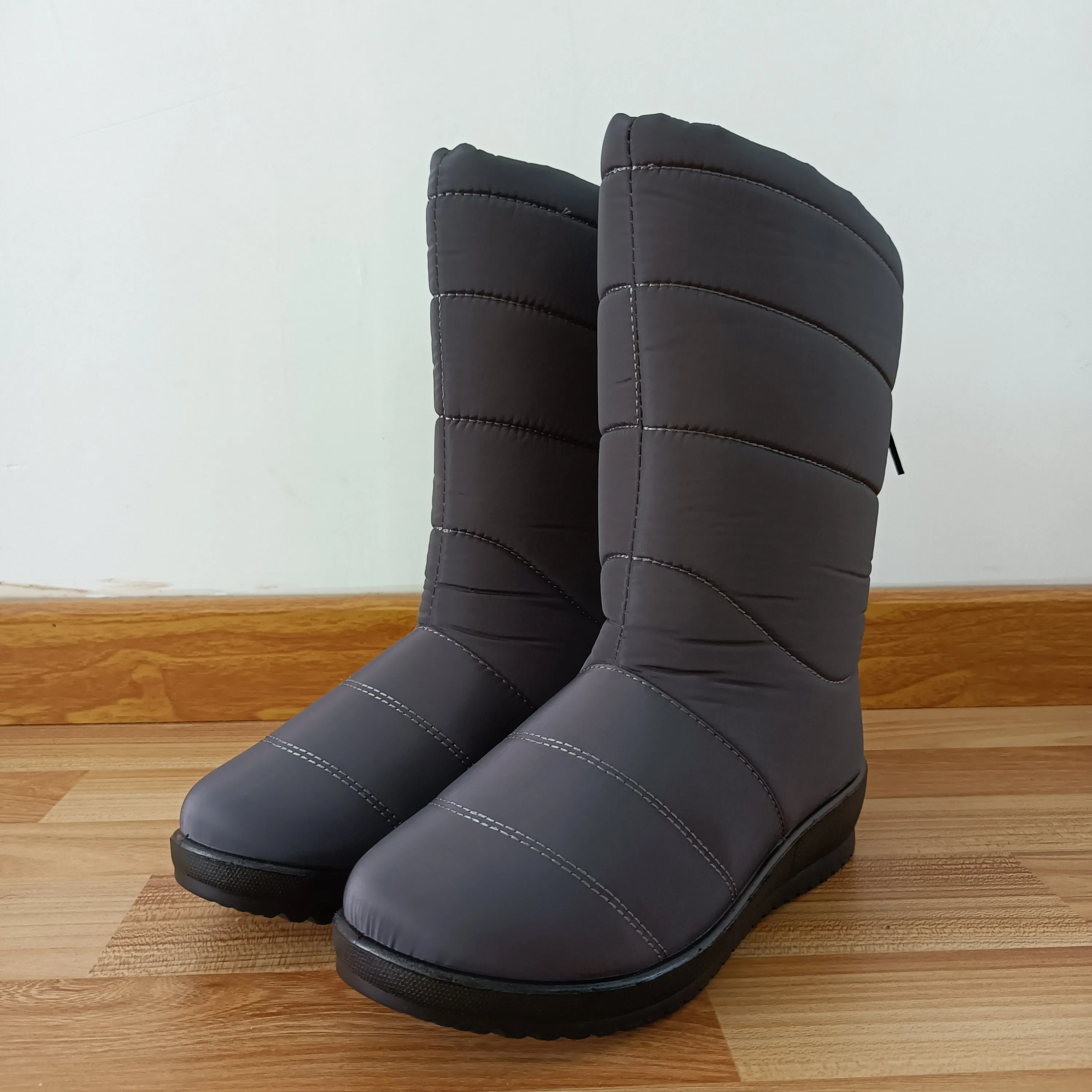 Women Tassel Pull On Snow Boots Comfortable Warm Round Toe Waterproof Short Winter Boots